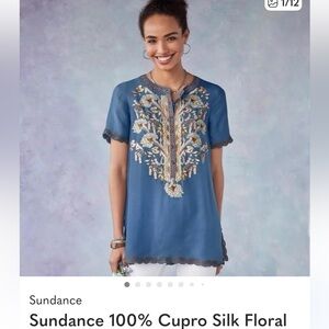 Sundance 100% Silk Tunic!